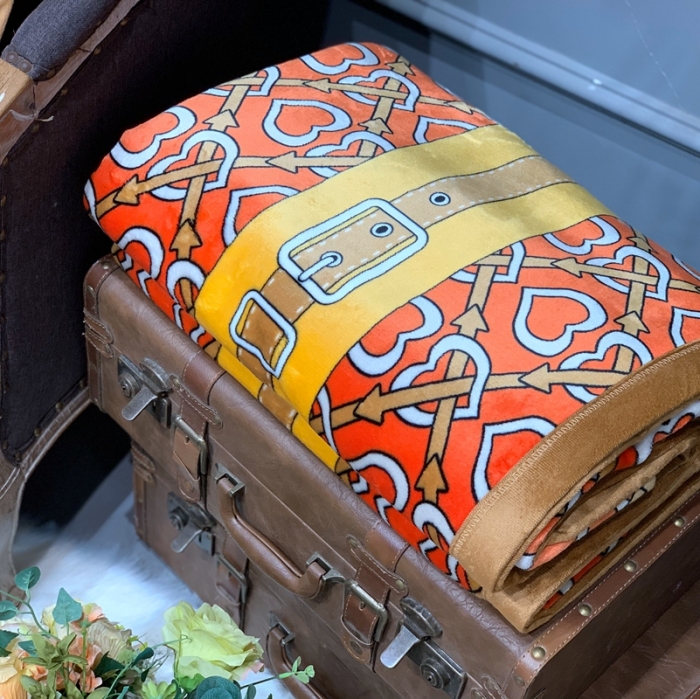 91家纺网 家纺一手货源 找家纺 缔缦家纺 2022新型AB版复合毛毯 苏黎世