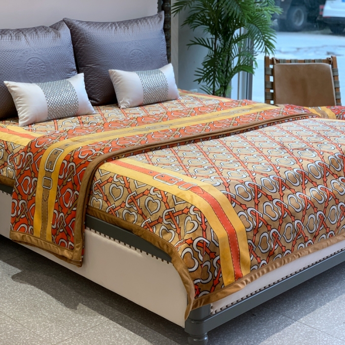 91家纺网 家纺一手货源 找家纺 缔缦家纺 2022新型AB版复合毛毯 苏黎世