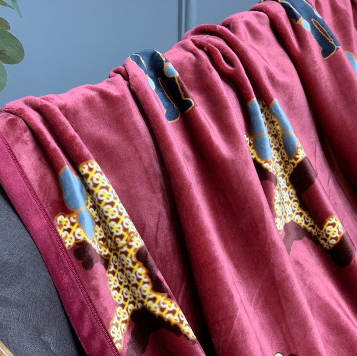 91家纺网 家纺一手货源 找家纺 缔缦家纺 2022新型AB版复合毛毯 瓦卡斯