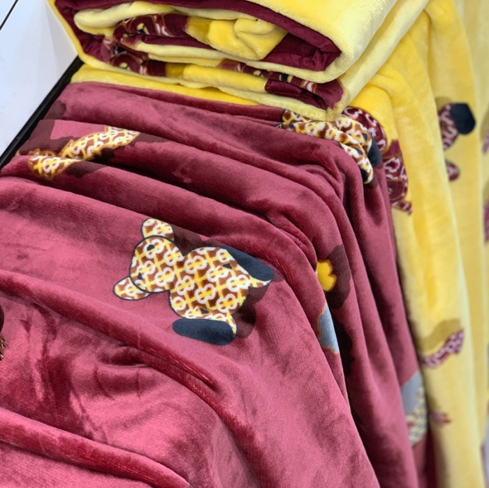 91家纺网 家纺一手货源 找家纺 缔缦家纺 2022新型AB版复合毛毯 瓦卡斯