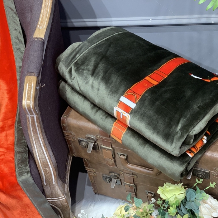 91家纺网 家纺一手货源 找家纺 缔缦家纺 2022新型AB版复合毛毯 一梦为马