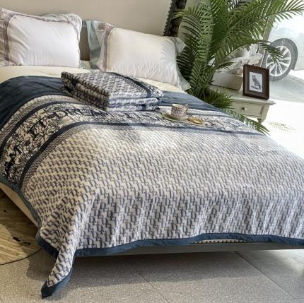 91家纺网 家纺一手货源 找家纺 （总）缔缦家纺 2022新型AB版复合毛毯