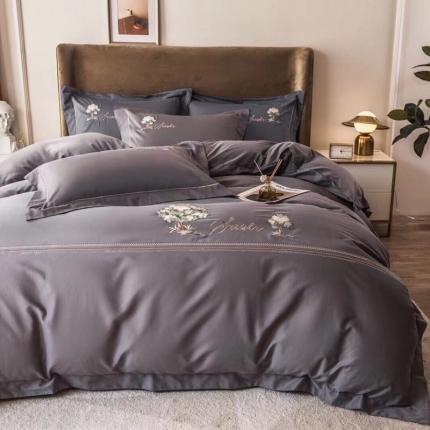 91家纺网 家纺一手货源 找家纺 （总）玖玖爱家纺 2022新款100支北欧风贡缎磨毛枫林