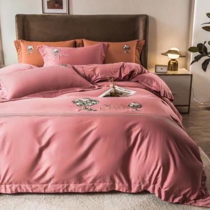 91家纺网 家纺一手货源 找家纺 （总）玖玖爱家纺 2022新款100支北欧风贡缎磨毛枫林