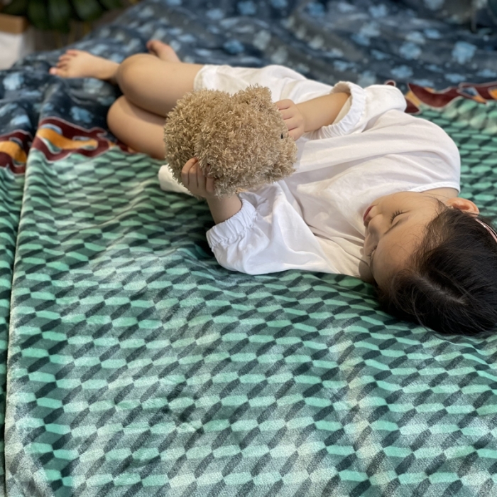 91家纺网 家纺一手货源 找家纺 缔缦家纺 2022新型AB版复合毛毯 雷尔夫