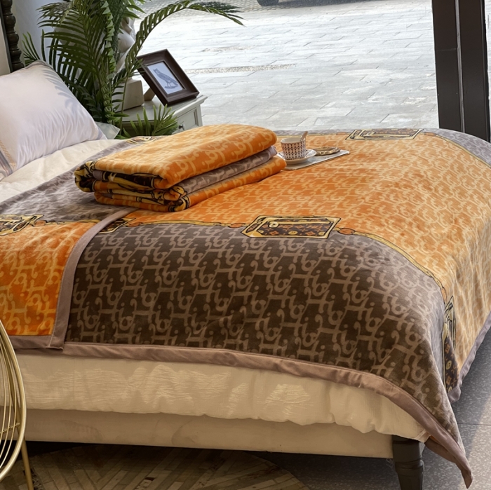 91家纺网 家纺一手货源 找家纺 缔缦家纺 2022新型AB版复合毛毯 麦尔斯