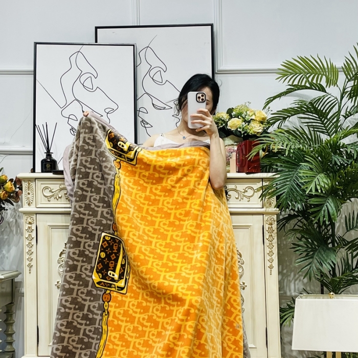 91家纺网 家纺一手货源 找家纺 缔缦家纺 2022新型AB版复合毛毯 麦尔斯