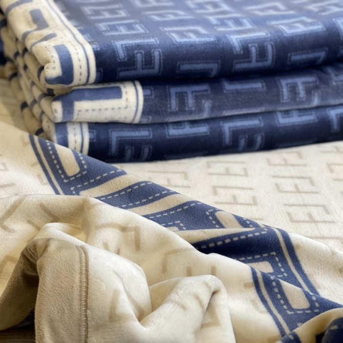 91家纺网 家纺一手货源 找家纺 缔缦家纺 2022新型AB版复合毛毯 温蒂