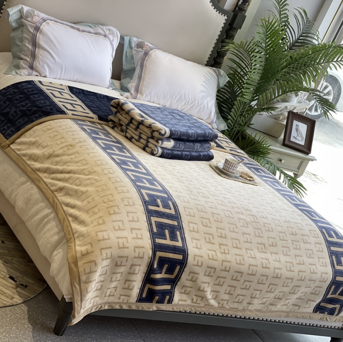 91家纺网 家纺一手货源 找家纺 缔缦家纺 2022新型AB版复合毛毯 温蒂