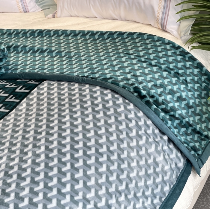 91家纺网 家纺一手货源 找家纺 缔缦家纺 2022新型AB版复合毛毯 希尔达