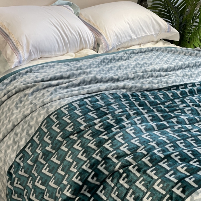 91家纺网 家纺一手货源 找家纺 缔缦家纺 2022新型AB版复合毛毯 希尔达