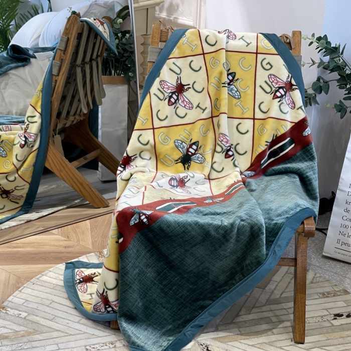 91家纺网 家纺一手货源 找家纺 缔缦家纺 2022新型AB版复合毛毯 尤朵拉