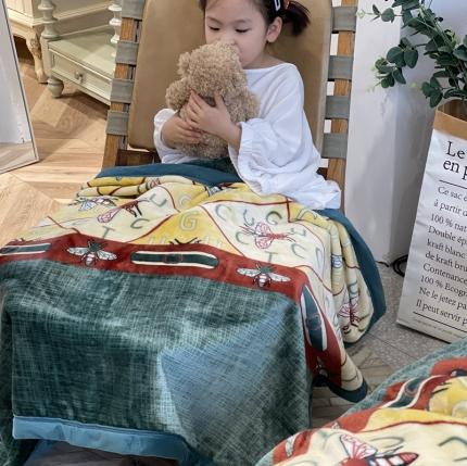 缔缦家纺 2022新型AB版复合毛毯 尤朵拉