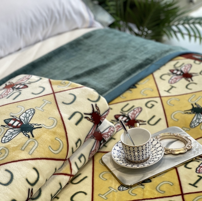 91家纺网 家纺一手货源 找家纺 缔缦家纺 2022新型AB版复合毛毯 尤朵拉