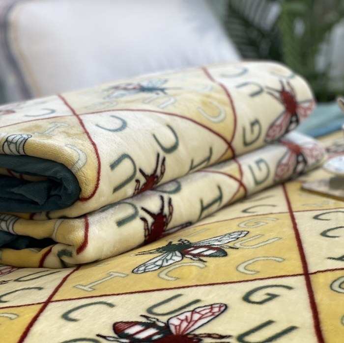 91家纺网 家纺一手货源 找家纺 缔缦家纺 2022新型AB版复合毛毯 尤朵拉