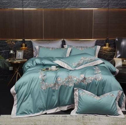 玖玖爱家纺 2022新款120支美棉重工刺绣盛世王朝四件套 盛世王朝，保罗圣迪