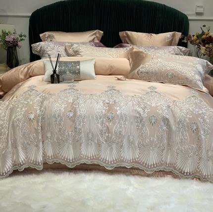 91家纺网 家纺一手货源 找家纺 （总）缔缦家纺 2022新款重磅真丝棉系列四件套-爱丽丝