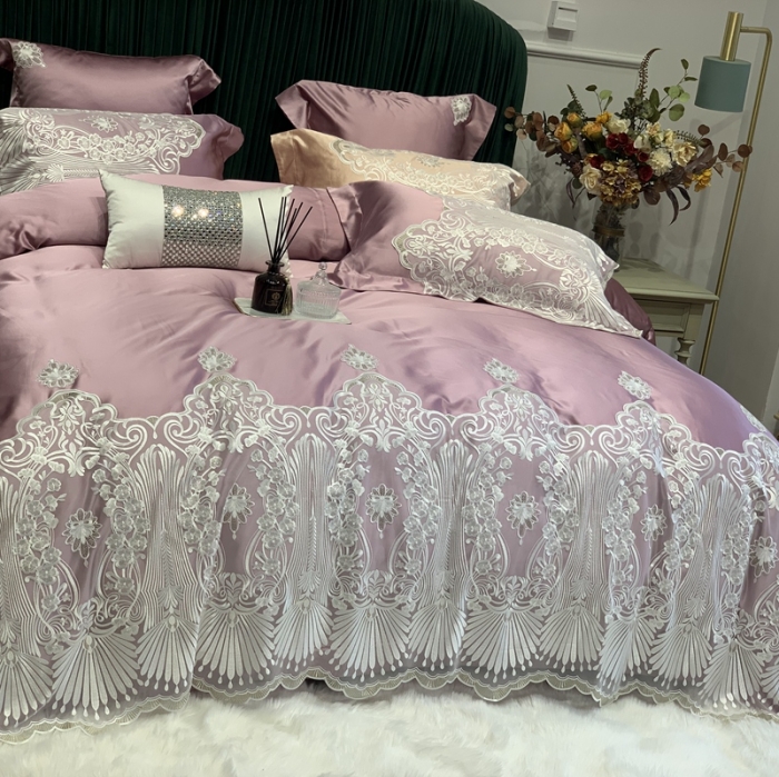 91家纺网 家纺一手货源 找家纺 （总）缔缦家纺 2022新款重磅真丝棉系列四件套-爱丽丝