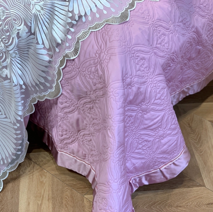 91家纺网 家纺一手货源 找家纺 （总）缔缦家纺 2022新款重磅真丝棉系列四件套-爱丽丝