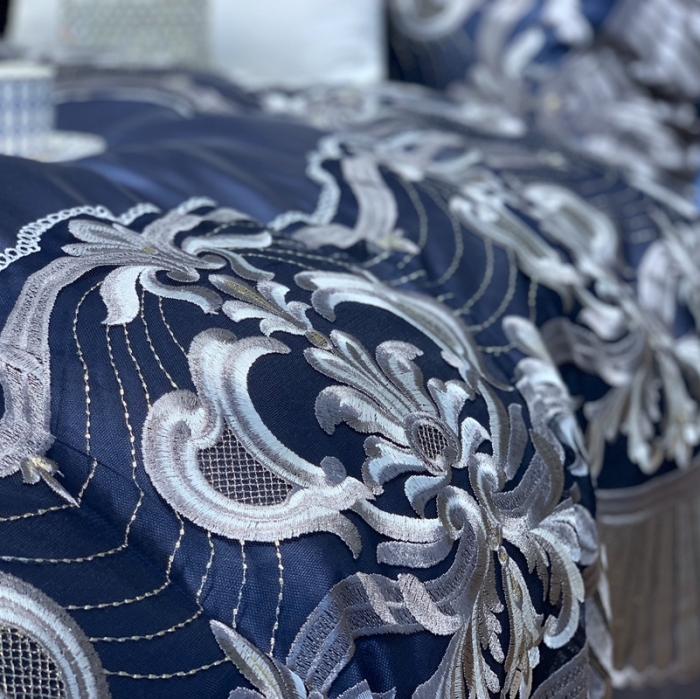 91家纺网 家纺一手货源 找家纺 （总）缔缦家纺 2022新款重磅真丝棉系列四件套-巴萨湖畔