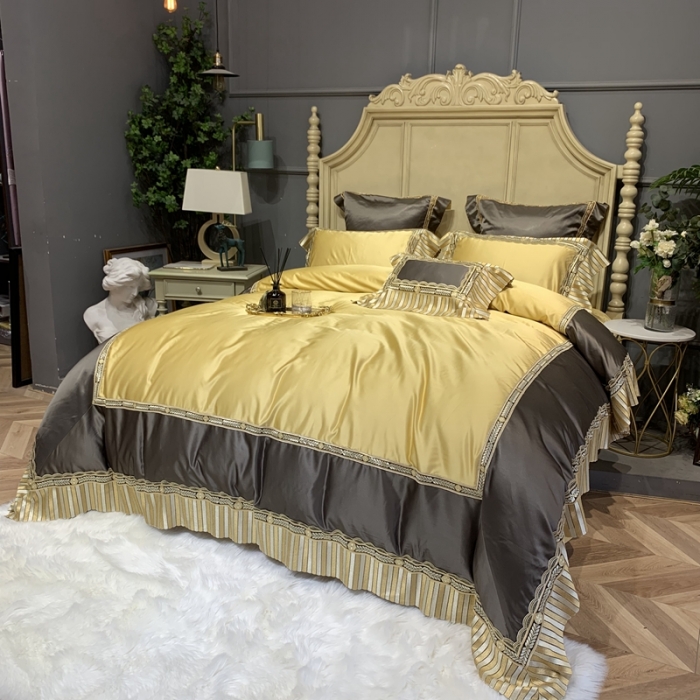 91家纺网 家纺一手货源 找家纺 （总）缔缦家纺 2022新款重磅真丝棉系列四件套-北欧之旅