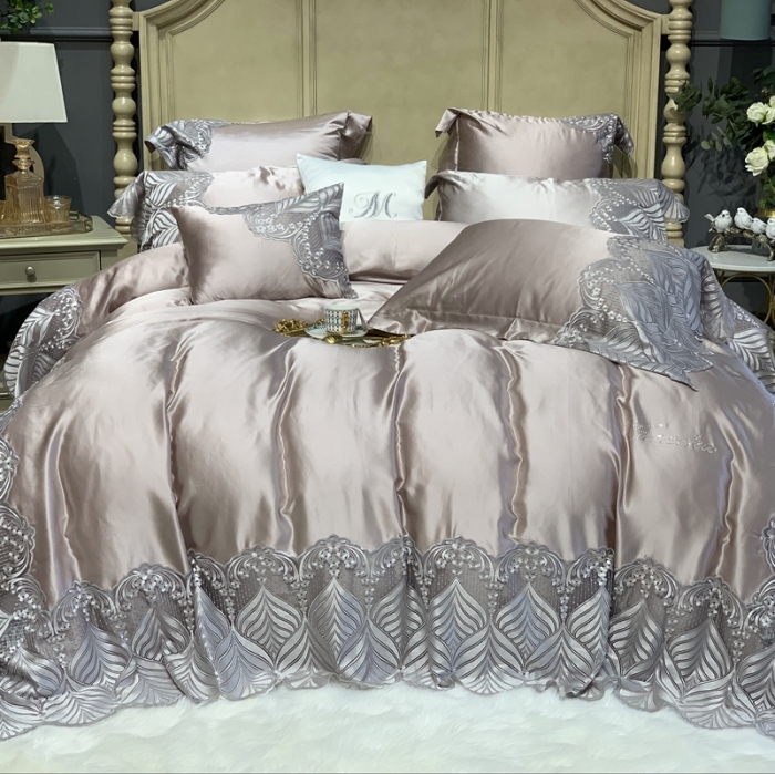 91家纺网 家纺一手货源 找家纺 (总)缔缦家纺 2022新款重磅真丝棉系列四件套-艾琳娜