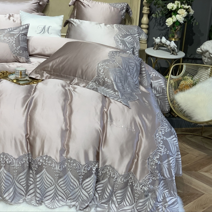 91家纺网 家纺一手货源 找家纺 (总)缔缦家纺 2022新款重磅真丝棉系列四件套-艾琳娜