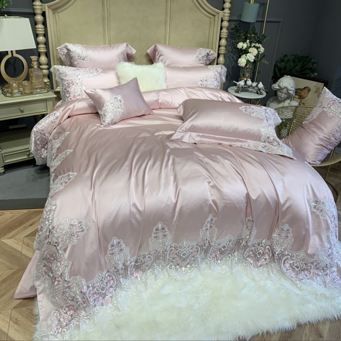 91家纺网 家纺一手货源 找家纺 (总）缔缦家纺 2022新款重磅真丝棉系列四件套-蔷薇花园