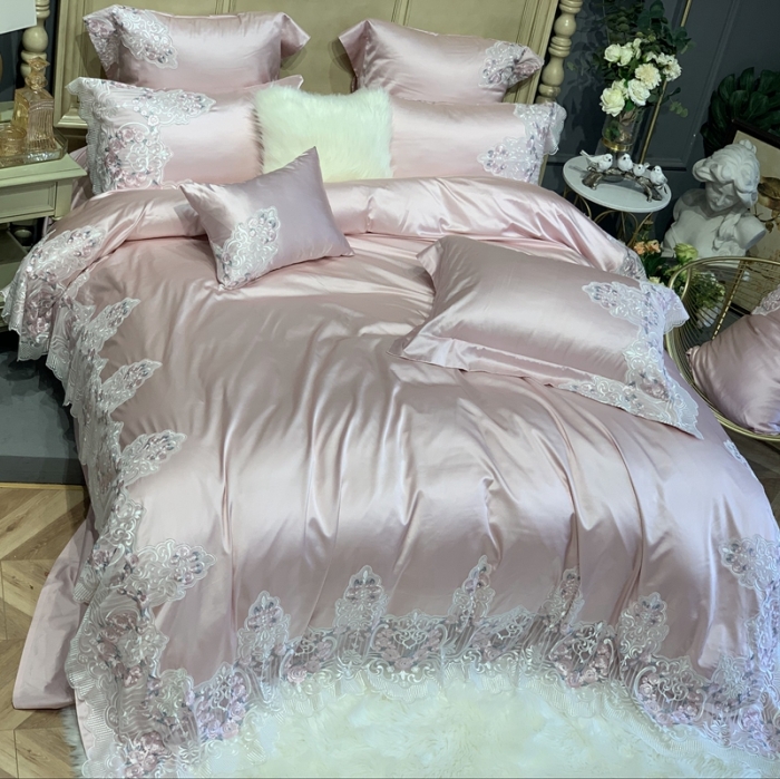 91家纺网 家纺一手货源 找家纺 (总）缔缦家纺 2022新款重磅真丝棉系列四件套-蔷薇花园