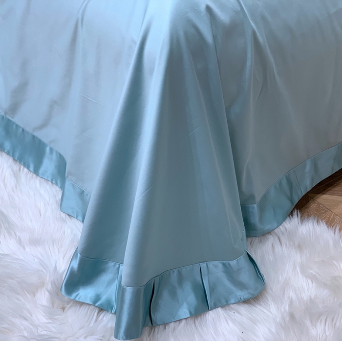 91家纺网 家纺一手货源 找家纺 缔缦家纺 2022新款重磅真丝棉系列四件套-蔷薇花园 绿