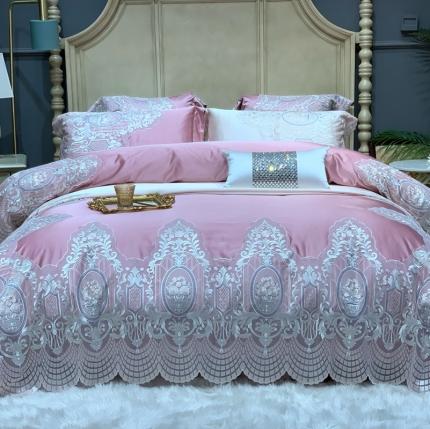 91家纺网 家纺一手货源 找家纺 （总）缔缦家纺 2022新款重磅真丝棉系列四件套-花开半夏