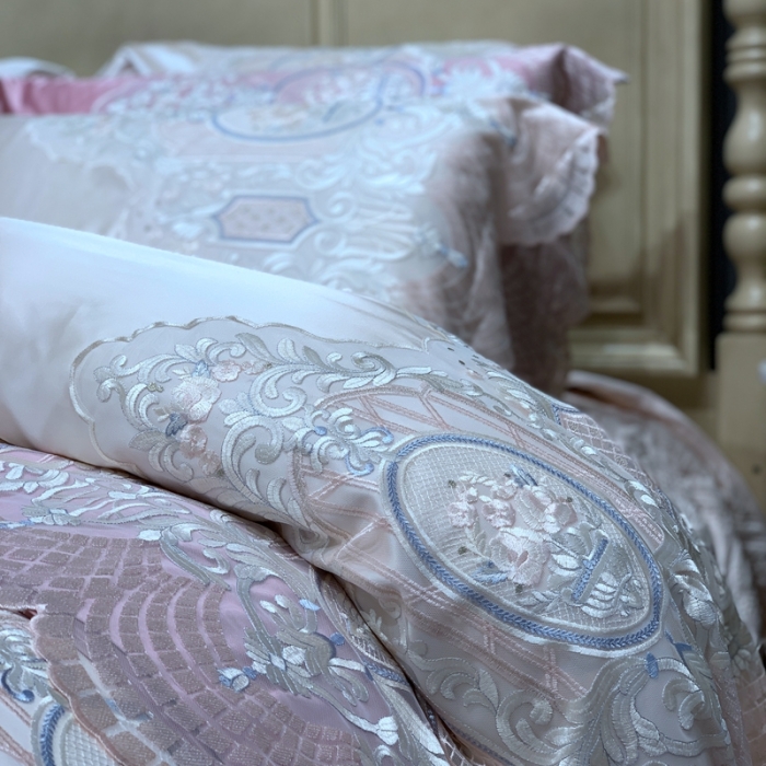 91家纺网 家纺一手货源 找家纺 （总）缔缦家纺 2022新款重磅真丝棉系列四件套-花开半夏