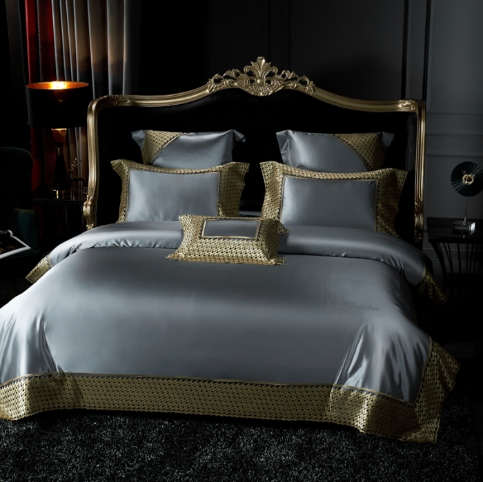 91家纺网 家纺一手货源 找家纺 （总）缔缦家纺 2022新款重磅真丝棉系列四件套-幻影