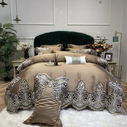 91家纺网 家纺一手货源 找家纺 （总）缔缦家纺 2022新款重磅真丝棉系列四件套-曼谷王朝