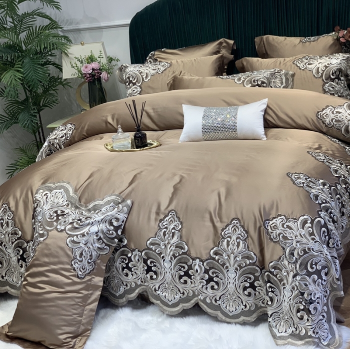 91家纺网 家纺一手货源 找家纺 （总）缔缦家纺 2022新款重磅真丝棉系列四件套-曼谷王朝