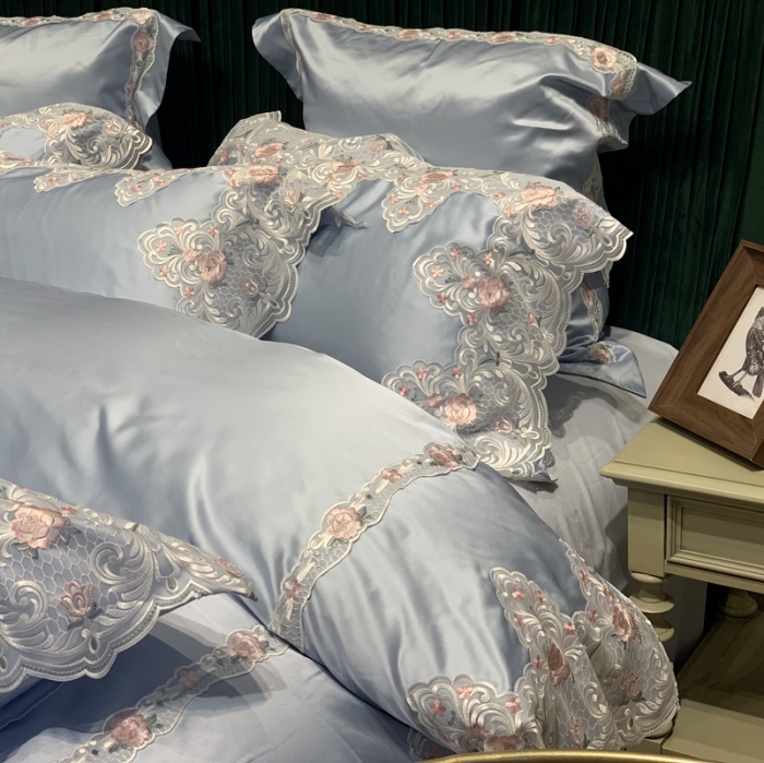 91家纺网 家纺一手货源 找家纺 （总）缔缦家纺 2022新款重磅真丝棉系列四件套-蒙娜丽莎