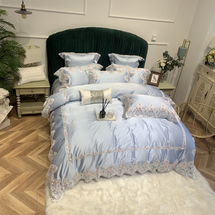 91家纺网 家纺一手货源 找家纺 （总）缔缦家纺 2022新款重磅真丝棉系列四件套-蒙娜丽莎