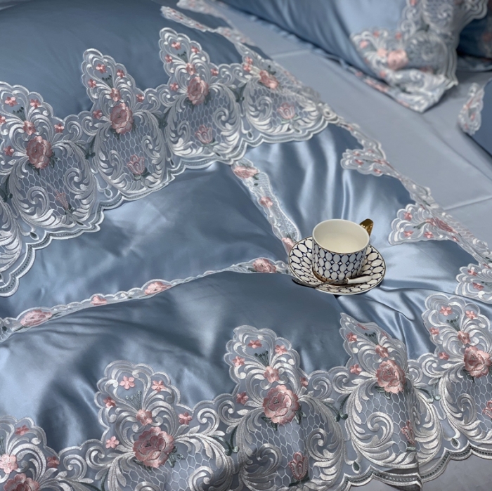 91家纺网 家纺一手货源 找家纺 （总）缔缦家纺 2022新款重磅真丝棉系列四件套-蒙娜丽莎