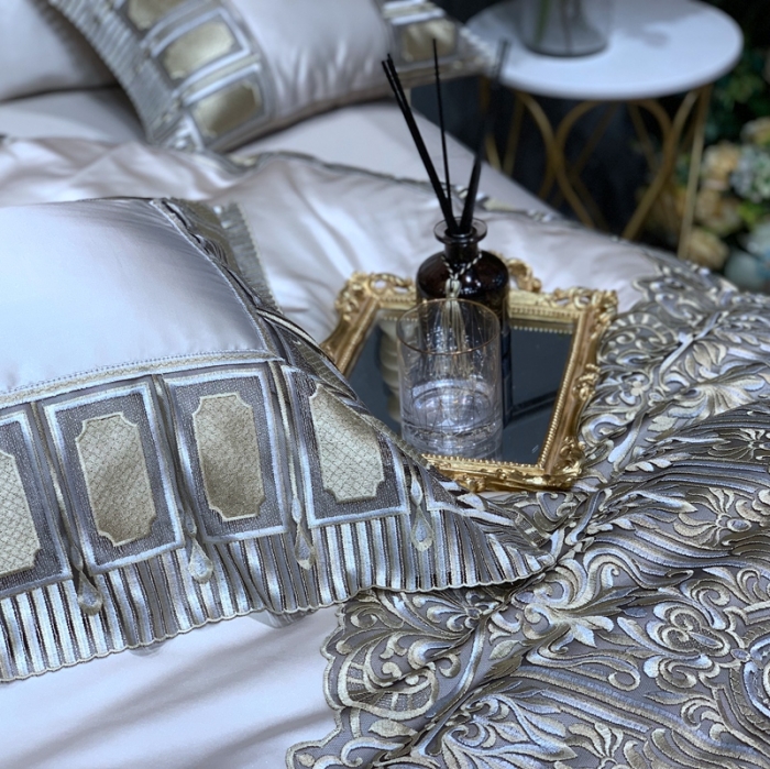 91家纺网 家纺一手货源 找家纺 （总）缔缦家纺 2022新款重磅真丝棉系列四件套-米兰之旅