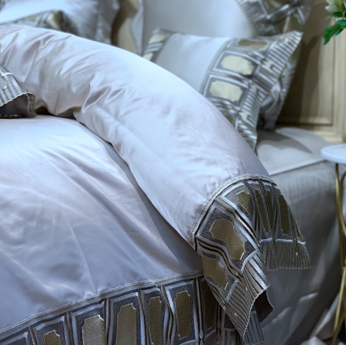 91家纺网 家纺一手货源 找家纺 缔缦家纺 2022新款重磅真丝棉系列四件套-米兰之旅 金咖