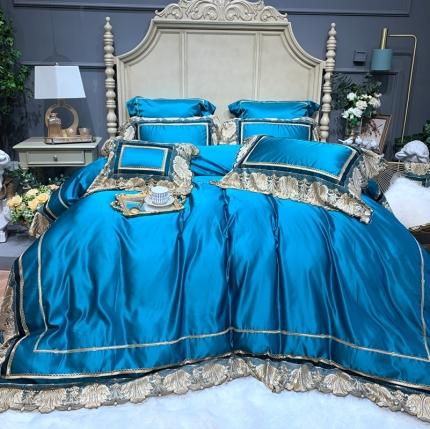 91家纺网 家纺一手货源 找家纺 （总）缔缦家纺 2022新款重磅真丝棉系列四件套-圣保罗