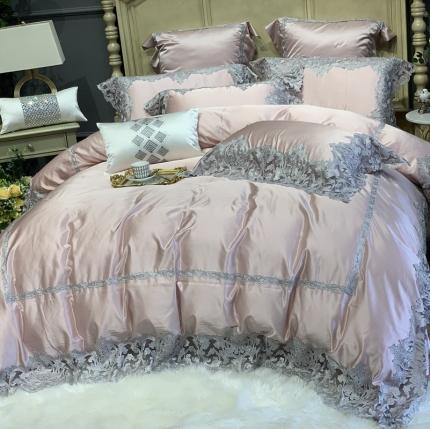 91家纺网 家纺一手货源 找家纺 （总）缔缦家纺 2022新款重磅真丝棉系列四件套-赛琳娜