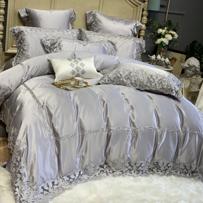 91家纺网 家纺一手货源 找家纺 （总）缔缦家纺 2022新款重磅真丝棉系列四件套-赛琳娜