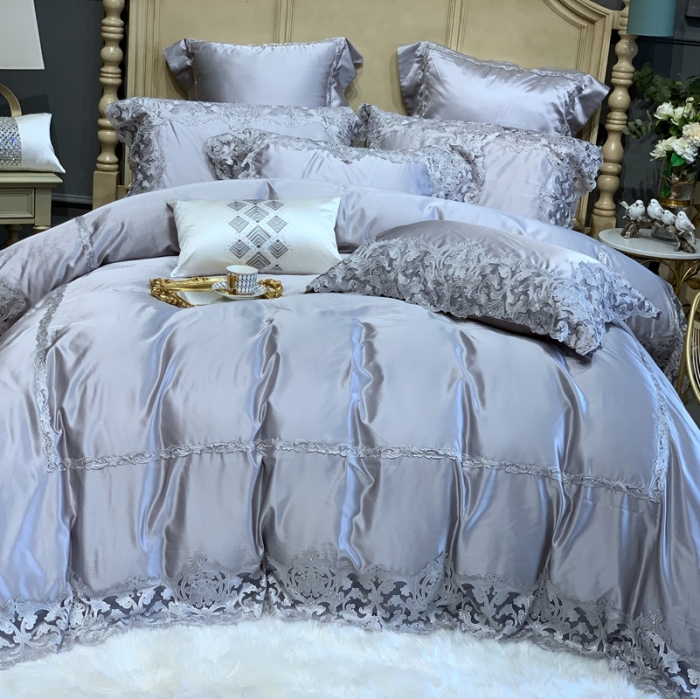 91家纺网 家纺一手货源 找家纺 （总）缔缦家纺 2022新款重磅真丝棉系列四件套-赛琳娜