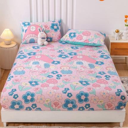 91家纺网 家纺一手货源 找家纺 （总）名兮 2022新款纯棉印花床笠