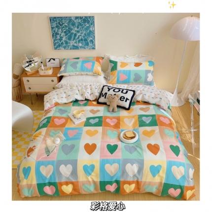 91家纺网 家纺一手货源 找家纺 （总）顾里 2022新款13372全棉四件套-卡通