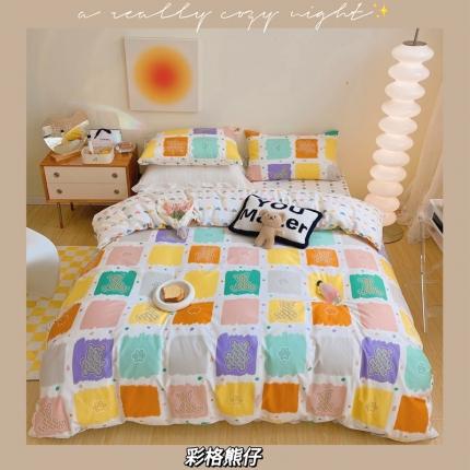 91家纺网 家纺一手货源 找家纺 （总）顾里 2022新款13372全棉四件套-卡通