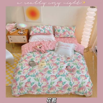 91家纺网 家纺一手货源 找家纺 （总）顾里 2022新款13372全棉四件套-卡通