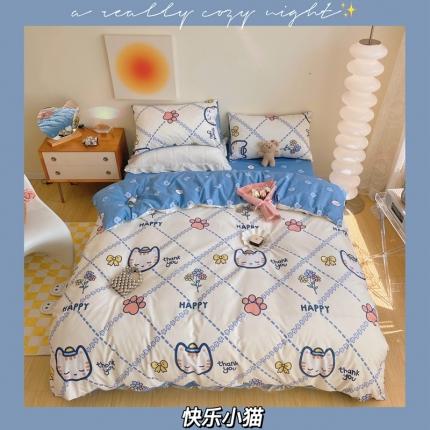 91家纺网 家纺一手货源 找家纺 （总）顾里 2022新款13372全棉四件套-卡通
