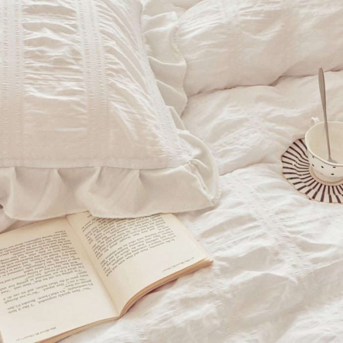 91家纺网 家纺一手货源 找家纺 （总）ab家纺 2023新款泡泡纱水洗棉四件套